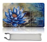 MPLR BOARD GAME Gioco da Tavolo MTG Tappetini da Gioco +Sacchetto Impermeabile Gratuito, Bordi Smussati, MTG PlayMat with Zones(An Original MTG Playmat) (Black Lotus (2) - with Zone)