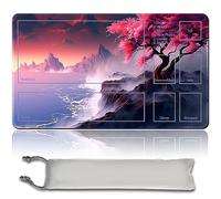 MPLR BOARD GAME Gioco da tavolo MTG Tappetini da gioco+Sacchetto impermeabile gratuito, Stitched Edges,Smooth Rubber Surface,MTG PlayMat with Zones(An Original MTG Playmat)