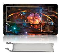 MPLR BOARD GAME Tappetino da gioco MTG con borsa impermeabile gratuita, bordi cuciti, superficie in gomma liscia, PlayMat con zona (An Original Playmat) (con zona, Armillary Sphere)