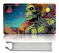 MPLR BOARD GAME ZNDRSPLT & OKAUN - Gioco da tavolo MTG tappetini da gioco + sacchetto impermeabile gratuito, bordi stitched in gomma, superficie liscia MTG PlayMat with Zones(An Original MTG Playmat)