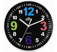 MPM in plastica con numeri colorati distintivi, scorrevole, vetro acrilico, Ø 200 x 34 mm, plastica, E01.3686.90, nero