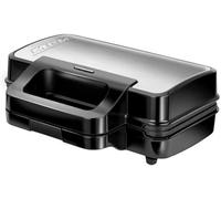 MPM MOP-43M 3 in 1 Sandwich Panini Maker, Piastre Intercambiabili, Tostapane Piastra, Waffle maker, Bistecchiera Elettrica, Grill per Carne e Pesce, Regolatore di Temperatura, 1000W