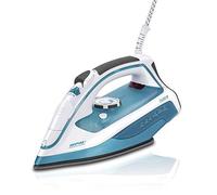 MPM MZE-15 Ferro da Stiro a Vapore, Suola in Ceramica, Stiratore Verticale, Steam Knock, Autopulente, Antigoccia, 6 Funzioni, Serbatoio da 350 ml, 2600 W