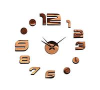 MPM Quality DIY Rose Gold Plastic Wall Clock dal design elegante, movimento al quarzo, bella decorazione come orologio da cucina, orologio da ufficio o orologio da parete del soggiorno
