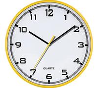MPM Quality Orologio da parete analogico: telaio in plastica di alta qualità, motore graduale al quarzo, ∅ 305 mm, l'accessorio ideale per qualsiasi stanza della casa per soggiorno, camera da letto,