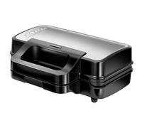 Sandwich Maker MOP-43M con piastre per Waffle, Grill con potenza 1000 W Colore Nero / Inox