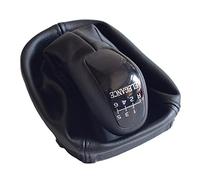 MPODYTSF Accessori per auto 5/6 Velocità Cambio In Pelle Boot Pomello Del Testa Leva Della Copertura Per Benz Per 2005 2001-2007 2002 2003 2004 2006/02 Per W203 3.5(6 Elegance)