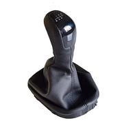 MPODYTSF Accessori per auto Per Benz Per 2005 2001-2007 2002 2003 2004 2006/02 Per W203 350 5/6 Velocità Cambio In Pelle Pomello Del Testa Leva Della Copertura(5 Speed)