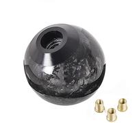 MPODYTSF Accessori per auto Pomello Del Cambio Manuale In Fibra Forgiata Leva Universale Da 61 Mm Per La Decorazione Della Modifica Dell'auto(Circular)
