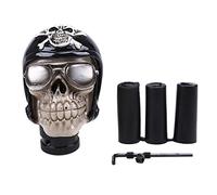 MPODYTSF Accessori per auto Pomello Del Cambio Manuale Universale Skull Pirate Pilot Series Gear Stick Shifter Sostituzioni Accessori Per Auto(Black Pilot)