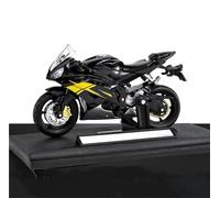 MPODYTSF Modello in Scala Modellino di Moto da Cross in Scala 1/18, Auto Giocattolo Collezione, Regalo, Produzione Statica Tramite Pressofusione per Yamaha R6(Black)