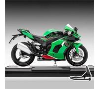 MPODYTSF Modello in Scala Modellino di Motocicletta 1:12 con Suono E Luce, Giocattolo Regalo, Pressofuso, Statico, per Kawasaki per Ninja ZX-10R(Vert)