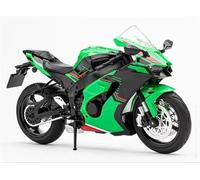 MPODYTSF Modello in Scala Simulazione in Scala 1/12 per Kawasaki per Ninja ZX-10R Fuoristrada, Modello in Lega, Suono, Luce, Pressofuso, Veicolo Giocattolo, Regalo(Vert)