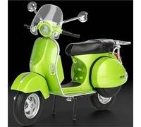 MPODYTSF Modello in Scala Simulazione in Scala 1/12 per Vespa PX125 Fuoristrada, Modello in Lega, Suono, Luce, Pressofuso, Veicolo Giocattolo, Regalo(Vert)