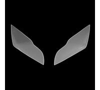 MPODYTSF Protettore della luce Accessori Faro Del Motociclo Della Protezione Luce Di Copertura Per KAWASAKI Per NINJA ZX10R ZX 10R 2011 2012 2013 2014 2015(Transparent)