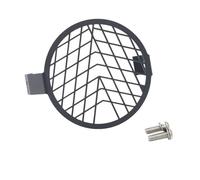 MPODYTSF Protettore della luce Faro Anteriore Del Motociclo Maglia Griglia Maschera Retro Acciaio Testa Lampada Coperchio Supporto Protezione Per YAMAHA XG250 Per Tricker