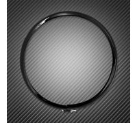 MPODYTSF Protettore della luce Moto 5.75 ''Faro Del Faro Anello Di Rivestimento Decora La Copertura Per Harley Sportster XL 1200 883 Per Dyna Softail Standard Per Street Bob