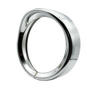MPODYTSF Protettore della luce Moto Chrome 7 ''Faro Anello Di Rifinitura 4.5" Luce Nebbia Visiera Stile Per Harley Per Touring Per Road King Per Softail FLD(7inch Trim Ring)