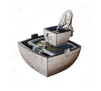 MPOPO Fontane da Tavolo Decorazione Creativa Rustico Zen Fontana d'Acqua da Tavolo for Interni Decorazioni Fortunate - for Il Relax della Camera Letto casa dell'ufficio Fontane d'Acqua per Interni