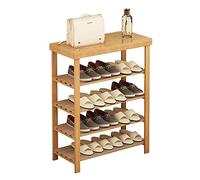 MPOPO Portascarpe Rack di stoccaggio Scarpe Home Space Risparmio energetico 5 strati da scarpe incasso letto Camera(M)