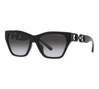 mporio Armani EA 4203U 50178G Women's Sunglasses - Black Cat Eye Frame, Gradient Smoke Lenses, 55mm
