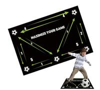 Mppchhn Attrezzatura da calcio antiscivolo, tappetino da allenamento per calcio, portatile, per gli amanti della pratica, per gli amanti della mamma, coaching e giocoliere all'aperto, per genitori e