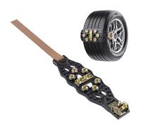 Mppchhn Catene Da Neve,Dispositivi Di Trazione Antiscivolo Ad Alta Resistenza E Silenziosi | Catena Per Pneumatici | Per Escursionismo Rimorchio Ghiaccio Inverno Fuoristrada Prato