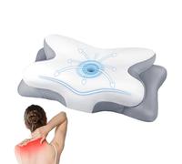 Mppchhn Cuscini in Memory Foam per Dormire | Per Chi Dorme su Fianco e Schiena - Supporto Morbido Cervicale con Lento Ritorno per Viaggio Casa Campeggio Divano