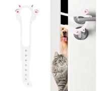 Mppchhn Fascia per Porta per Gatti,Fermaglio Regolabile per Porte per Animali - Fermo E Supporto Per Cancellini Animali Per Sicurezza Bambini Pomello Di Blocco Per Finestre Interne Per Vaschetta