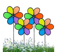 Mppchhn Girandola | Mulino A Da Giardino | 4 Pezzi Fiori Per Area Giochi Bambini Balcone Terrazzo Spazi Esterni