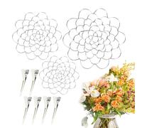 Mppchhn Organizzatore di Fiori | Supporti per Steli in Filo Metallico,Attrezzo per Fissaggio Bouquet per Centrotavola Matrimonio Decorazioni Festive per Casa