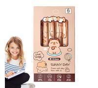 Mppchhn Penne a forma di animale, penne a inchiostro, 0,5 mm, ad asciugatura rapida, strumento di scrittura estetica per diari, bambini, adolescenti, studenti, adulti, donne, scuola
