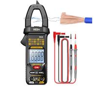 Mppchhn Pinza Amperometrica | Tester AC Intelligente 4000 Conteggi - Multimetro Digitale Senza Contatto per Elettricista Corrente Tensione DC AC,Elettrico Automobilistico Casa Industriale Garage