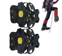 Mppchhn Ramponi Da Ghiaccio Per Scarpe E Stivali - Grip Antiscivolo Per Neve Per Scarpe | Punte Crampon Per Trazione Da Cammino | Per Donne Escursionismo Inverno Arrampicata Alpinismo Corsa Outdoor