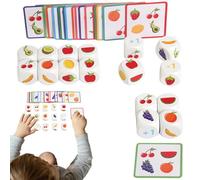Mppchhn Rompicapo Per Bambini,Apprendimento Educativo Interattivo | Gioco Da Tavolo Abbinamento Frutta,Per Sviluppare Abilità Gioco A Casa Viaggio Educazione Bambini Prescolari Ragazza Ragazzo