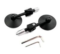 Mppchhn Specchietto Retrovisore Moto - Componenti con Visuale Regolabile a 360 Gradi | 2 Pezzi Specchietti Estremi Manubrio per Motocicli - per Motociclismo Ciclismo Biciclette ATV Scooter Vista
