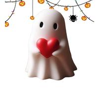 Mppchhn Statuette di fantasma di Halloween, simpatiche statue in resina a forma di fantasma, decorazione per mensole, per la casa, per mobile TV, camino, scrivania, libreria, davanzale