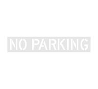 Mppchhn Stencil con linea "No Parking Lot Line", 40,6 x 264,2 cm, pieghevole, riutilizzabile, per asfalto, cemento, marciapiedi, cortile, cortile, aree esterne