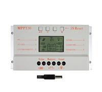 MPPT 30A LCD Regolatore di Carica Solare 12V 24V Interruttore Automatico del Pannello Con Display Luce Carico E Timer Controller