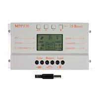 MPPT 30A Regolatore di Carica Solare 12V 24V Interruttore Automatico Pannello Display Luce Carico e Timer