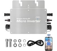 MPPT Solar Micro Grid Tie Inverter, Inverter Fotovoltaico Impermeabile IP65 Con WiFi E Monitoraggio App Mobile, Convertitore Da CC A CA Da 300W A 1600W(350W)