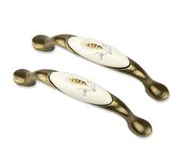 Mprofi MT 10 X Maniglie per Mobili da Cucina-Maniglie per Armadi da Cucina,Armadi,Comò-Maniglie per Mobili-Maniglie per Cucina-Maniglie per Cassetti-Colore Oro Vecchio-L:96mm