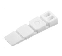 Mprofi MT® 100 Pezzi | Cunei per Mobili in Plastica Bianco | Cunei Distanziatori e Livellatori con Punti di Rottura Integrati | Spessori di Regolazione per Mobili, Armadi e Falegnameria