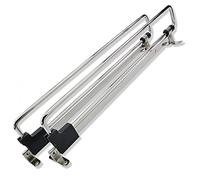 Mprofi MT® 2 Pezzi | Appendiabiti Estraibile per Armadio 400mm | Porta Grucce Estraibile | Acciaio | Appendi Abiti Estensibili | Porta Abiti Estraibile Camera da Letto, Organizer Armadio