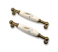 Mprofi MT 2 X Maniglie per Mobili da Cucina-Maniglie per Armadi da Cucina,Armadi,Comò-Maniglie per Mobili-Maniglie per Cucina-Maniglie per Cassetti-Colore Oro Vecchio-L:96mm