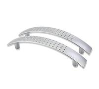 Mprofi MT 2 X Maniglie per Mobili da Cucina-Maniglie per Mobili-Maniglia per Mobile-Maniglie Cucina-Maniglie per Cassetti-Maniglia-Colore Alluminio 96mm