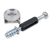 Mprofi MT® 20 X Connettore Eccentrico Raccordi a Camme Ø15mm - Connettori per Mobili a Eccentrico - Viti per Mobili - Giunzioni per Mobili - Tirante Eccentrico per Cassetti, Mobili, Armadi