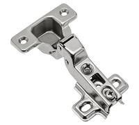 Mprofi MT® 4 Pezzi | Cerniere per Ante Cucina | Ø35mm Battuta Mezza | Cerniere per Armadio | Cardini per Mobili | Cerniera per Ante | Cerniera a Molla | Acciaio Nichelato