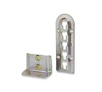 Mprofi MT® 4 Pezzi | Congiunzioni per Letto Regolabili Altezza 140 mm | Staffe per Traversa Centrale e Doghe | Supporti in Acciaio Zincato per Strutture Letto e DIY