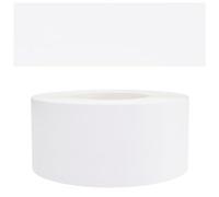 Mprofi MT® - Bordo Effetto Bianco | 45 mm x 20 m | Facile da Applicare | Cucina | Melaminico | Per Scaffali, Mobili e Pannelli | Termoadesivo Durevole | Spessore 0,50mm